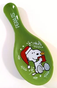 Snoopy Woodstock Peanuts / cuchara bandeja para cuchara de cocina bandeja para cuchara cerámica verde NUEVO - Imagen 1 de 21