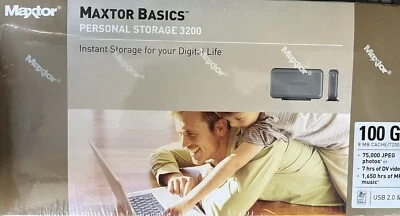 External Hard Drive 100 GB Maxtor Basics Personal Storage 100gb - Image 1 of 4