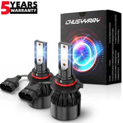 9006 Headlight Bulbs Low Beam Kit White For Honda Civic 2Dr Coupe 2006-2011 - Image 1 of 4