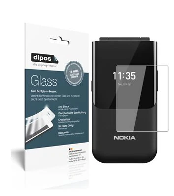 Protector Pantalla para Nokia 2720 Abatible Trasero Flexible Cristal 9H dipos Foto 1 de 4