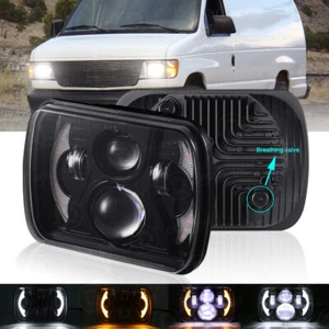 Faro LED de 7x6 5x7" haz DRL alto/Lo para Ford E-100 E-150 E-250 E-350 Econoline - Imagen 1 de 12