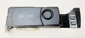GRAPHICS CARD NVIDIA Quadro 5000 2.5 GB GDDR5 DVI-I 2 x DisplayPort Warranty - Picture 1 of 4