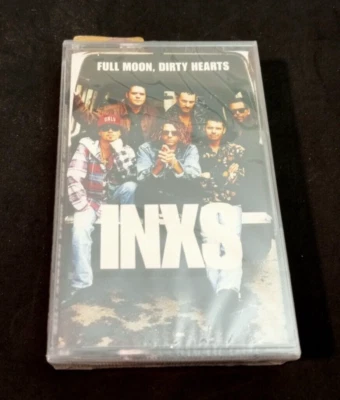 INXS FULL  MOON, DIRTY HEARTS  1993   MC MUSIC TAPE  SEALED/SIGILLATA - Immagine 1 di 4