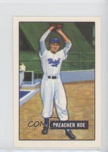 1986 CCC 1951 Bowman Reprints Preacher Roe #118