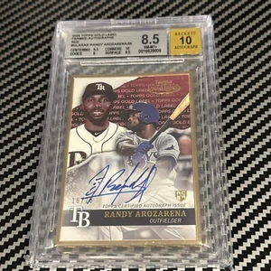 RC Auto Randy Arozarena Framed Autograph RC 2020 Topps Gold Label Red /25 - Picture 1 of 4