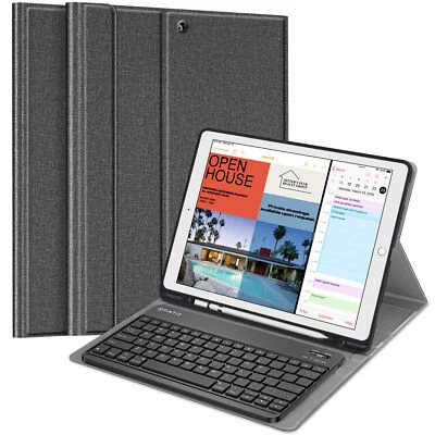 Bluetooth Keybard Case For iPad Pro 12.9 2nd Gen 2017/1st Gen 2015 Stand Cover - Image 1 of 4