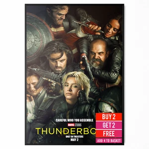Thunderbolts 2025 Teaser Poster Marvel Movie Film Print A5 A4 A3 For Marvel Fans - Picture 1 of 9