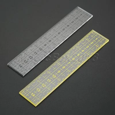15*3cm 2 Colour Patchwork Ruler Sewing Patchwork Tool Acrylic Seam Sewing Foot - Image 1 of 4
