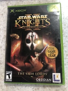 STAR WARS KINGHTS OF THE OLD REPUBLIC II THE SITH LORDS GAME DISC & CASE NES HQ - Picture 1 of 2