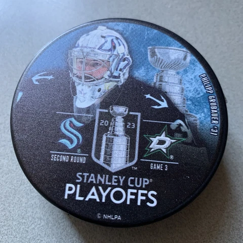 PLAYOFFS! SEATTLE KRAKEN vs DALLAS STARS PUCK ROUND 2 GAME 3 | 5/7/23 | GRUBAUER Cover