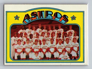 1972 Topps Unmarked Team Checklist Card - Houston Astros #282 - Picture 1 of 2