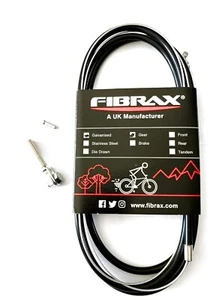 Fibrax Sturmey Archer Trigger or Older Twist Grip Gear Inner Wire & Outer Cable - Picture 1 of 3