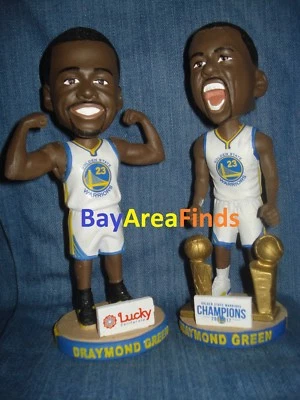 2 Golden State Warriors Draymond Green Bobblehead 2016 y 2017 SGA Bobble Head Foto 1 de 4