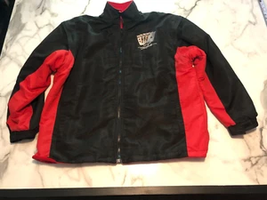 VTG Las Vegas Hilton Reversible Jacket Zip off Vest Fleece Mens Casino Poker - Picture 1 of 17
