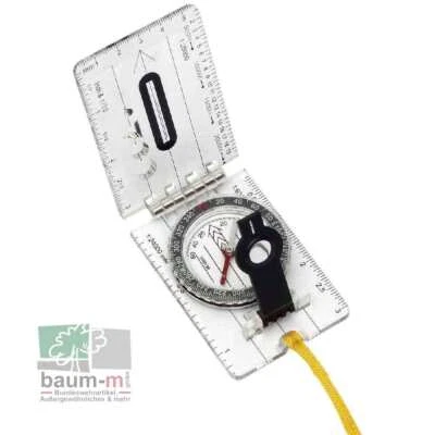 Kartenkompass von Haller klappbar Outdoor Wandern Pfadfinder Kompanten klein - Bild 1 von 2