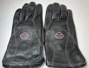 Harley Davidson Leather Gloves Ladies Size Medium Excellent Condition - Bild 1 von 13