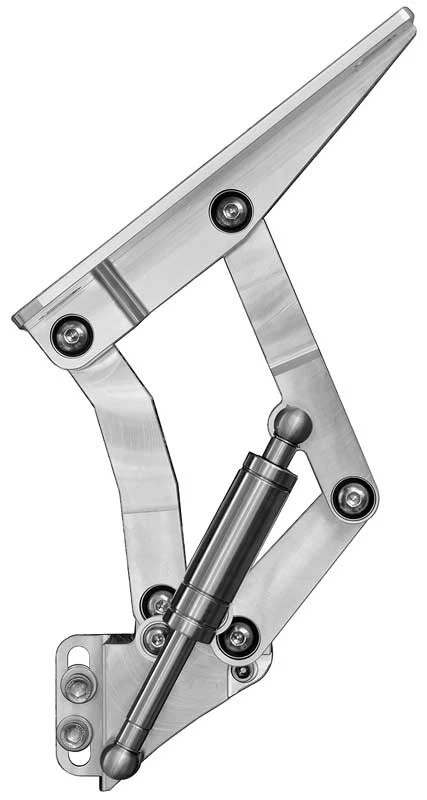 1967-72 Chevrolet e GMC Truck All American Billet Hood Dobradiças para Abaixado - Imagem 1 de 1