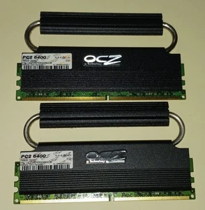 OCZ Reaper Series 4GB Kit 2x2GB DDR2 800MHz PC2-6400 Memory RAM OCZ2RPR800C44GK - Picture 1 of 3