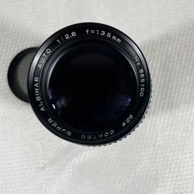 Lente de cámara SLR Super Albinar Auto 135 mm 1:2,8 para montaje Minolta MD Foto 1 de 4