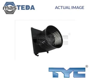 537-0008 INTERIOR BLOWER FAN MOTOR LHD ONLY FRONT TYC FOR AUDI A4 B5,A4 B6,8D2 - Picture 1 of 7