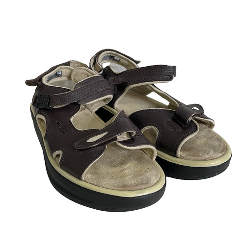 Autentici sandali a dondolo MBT 400110 01 Swiss Engineered Strap da uomo taglia 11 5