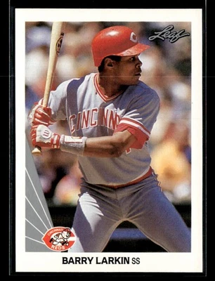 1990 Leaf Barry Larkin #18 - Image 1 of 2