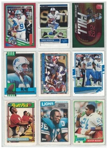 Lions Football Card Lot - Williams, Spielman, Bussey, Gray, Hunter (9 Cards) DL1 - Picture 1 of 2