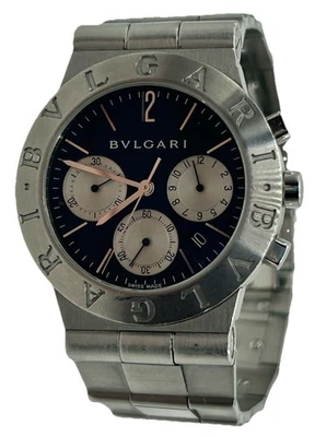 Bulgari Diagono Men's 36mm Chronograph Ref. CH35S - Image 1 of 4