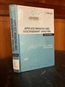 Applied Manova And Discriminant Analysis, Hardcover by Huberty, Carl J.; Olej... - Picture 1 of 4