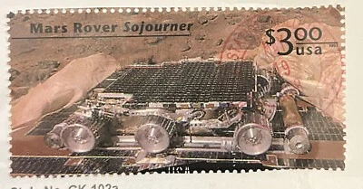 United States: 1997.  Set of 1 " Mars Rover" SC# 3178a used. 08-01156 - Image 1 of 3