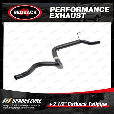 Redback 2 1/2" Catback Tail Pipe Assy for Ford Fairmont Falcon AU EB ED EF EL - image 1 of 2