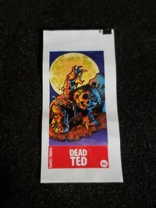 2003 Topps Garbage Pail Kids All-New Series 1 DEAD TED 6a Gum Wrapper 