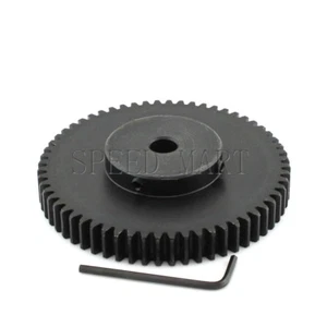 1.5M60T 8mm Bore Hole 60 Teeth Module 1.5 Motor Metal Gear Wheel Top Screw - Picture 1 of 4