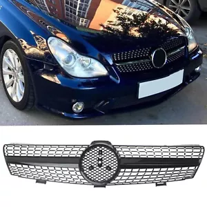 For Mercedes Benz CLS-Class W219 2005-2007 Chrome Front Bumper Grille Grill - Picture 1 of 11