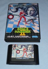 Sega Megadrive Space Harrier 2 II Case & Cartridge PAL NO Manual Sega Mega Drive