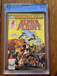 ALPHA FLIGHT #1 CBCS 9.2 Pagine Bianche 1983 1° App PUCK - Foto 1 di 5
