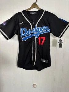 L A Dodgers N.L. MVP Shohei Ohtani #17...World Series Champion 2024 Black Jersey - Picture 1 of 10