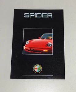 Prospecto / Folleto Alfa Romeo Spider 1989 A 1993 Estado 03/1990 - Imagen 1 de 5