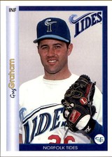 1995 Norfolk Tides Team Issue #13 Greg Graham Owensboro Kentucky Baseball Card