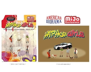 Diorama americano figure ragazze hip hop 76505 1/64 - Foto 1 di 1