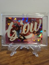 2021 Super Glow Jermaine Burton Pink Cracked Ice 1/1 