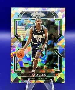 2021-22 Panini Prizm RAY ALLEN Cracked Ice Prizm #251 HOF Milwaukee Bucks - Picture 1 of 2