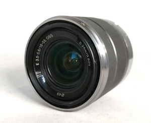 【Near Mint】SONY E 18-55mm F3.5-5.6 OSS SEL 1855 Mount Silve  #0237 - Picture 1 of 7