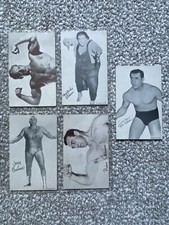 1964 Exhibits Wrestling Jerry Graham Card Haystacks Calhoun Vtg Wwwf Wwf Nwa