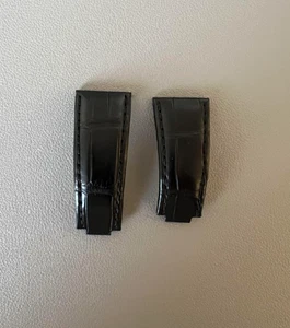 Rolex Daytona Strap / Band 20mm Black Leather Length D / E - Picture 1 of 24