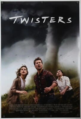 Twisters - original DS movie poster - 27x40 D/S 2024 US Rated Final MINT