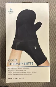 NatraCure Cold Therapy Mitts Gloves Large/XL - for Sore, Aching Hands, Arthritis - Picture 1 of 3
