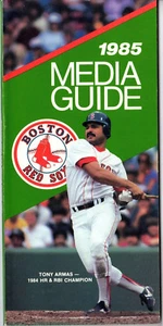 1985 Boston Red Sox Media Guide - Picture 1 of 1
