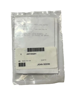 Kit de válvula de retención de carga John Deere OEM AM100201 Foto 1 de 3