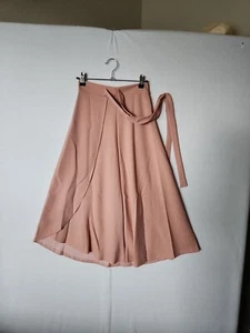 Fashion Women A-line Flared Slit Maxi Solid Bow Knot High Waist Long Skirt SZ M - Picture 1 of 8